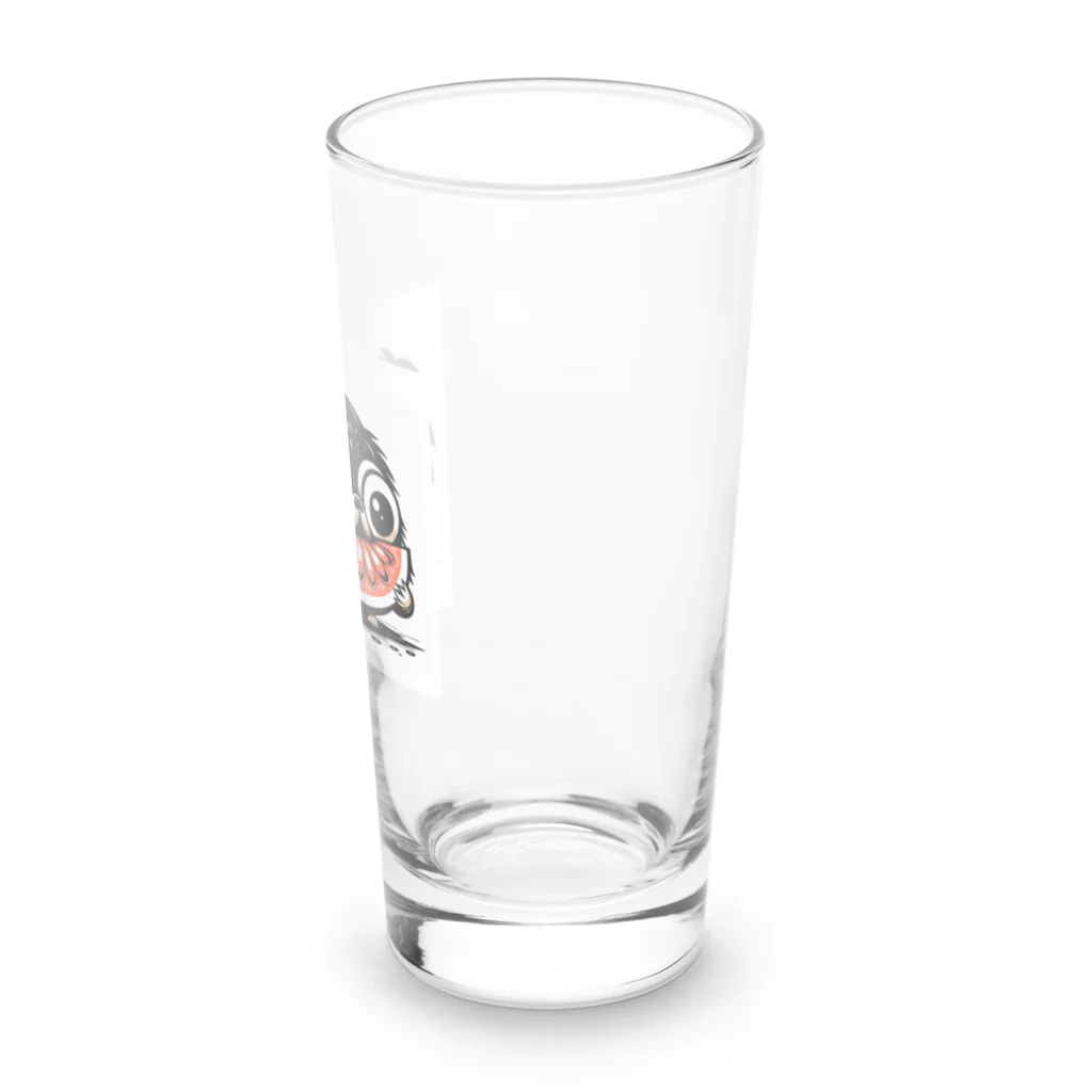 m_uu33ショップのホラーなペキニーズ Long Sized Water Glass :right