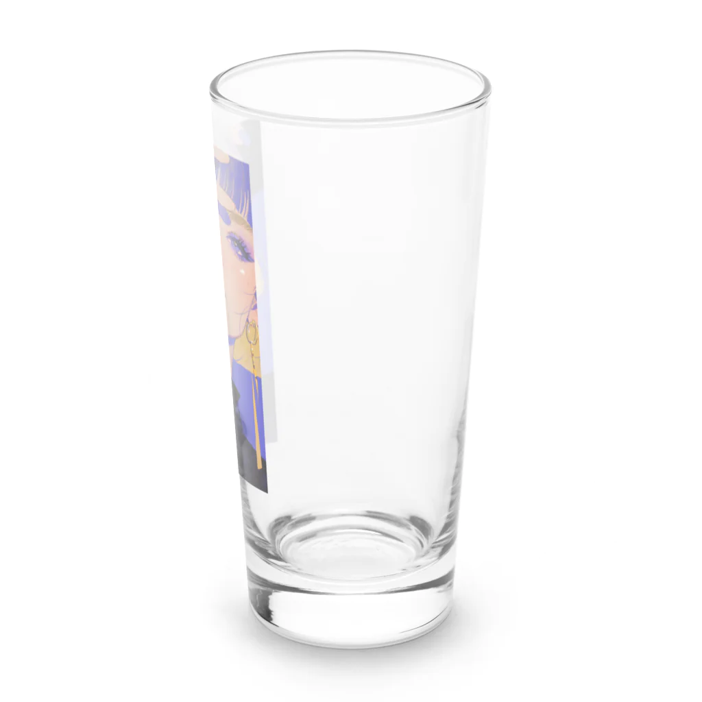 chill.lofi4545のアツい！カラフルなファッション Long Sized Water Glass :right