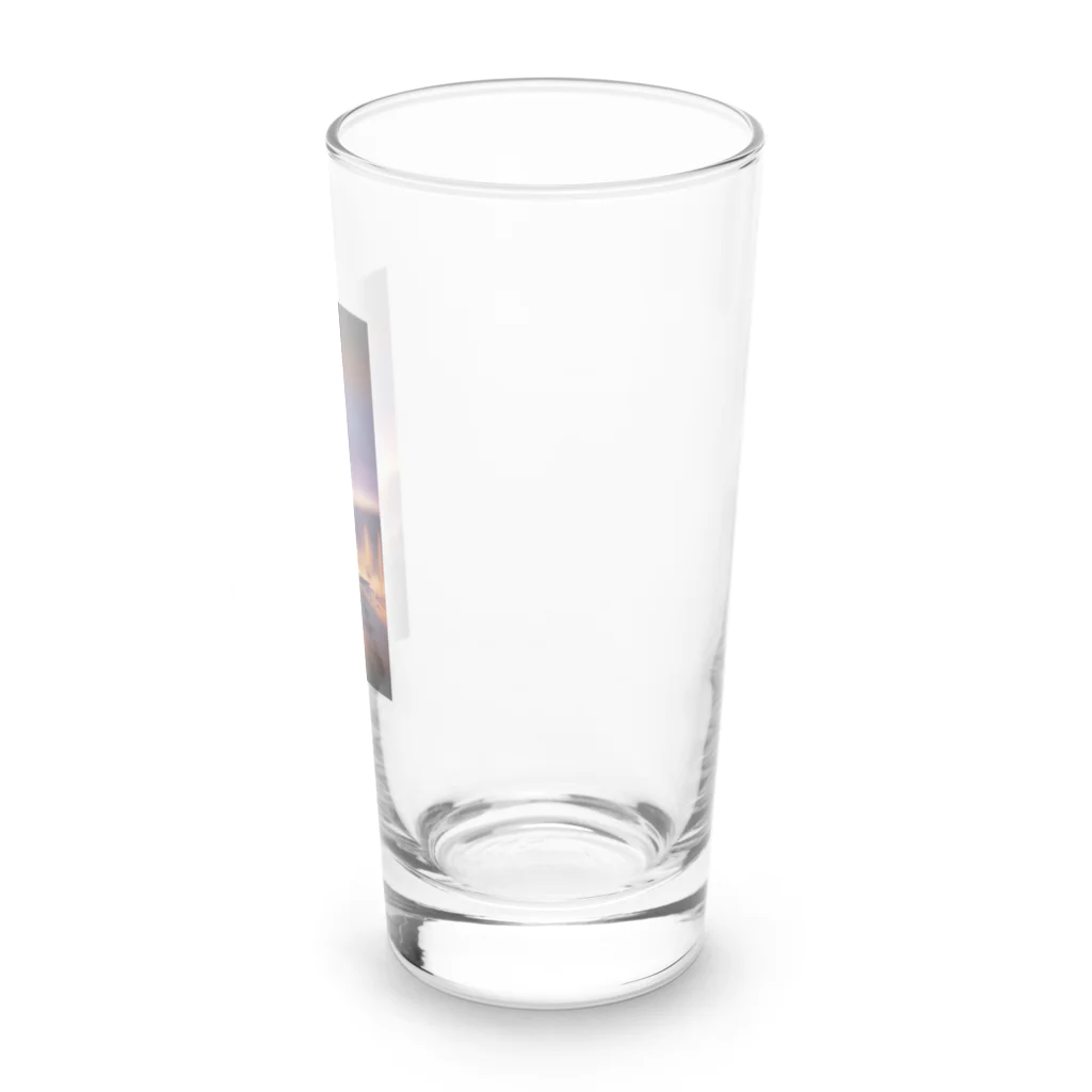 minaminokahoの小さな探検家のようなミーアキャット Long Sized Water Glass :right