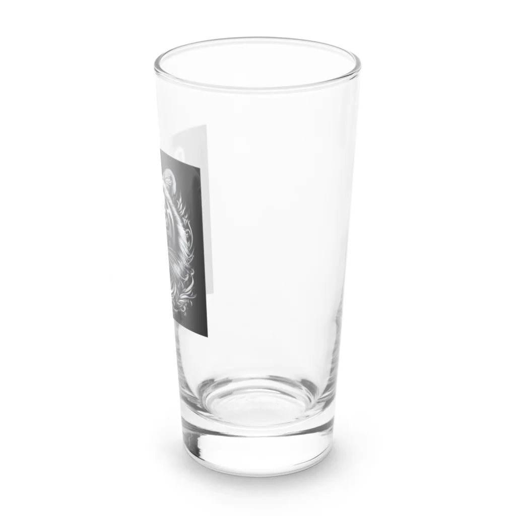 dai-k_1977のカッコいい強そうなトラ Long Sized Water Glass :right
