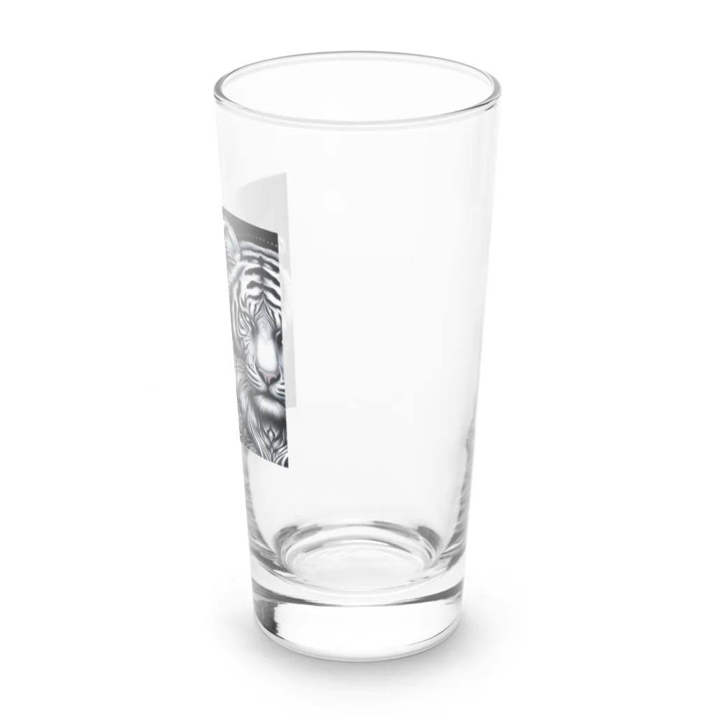 dai-k_1977のカッコいい強そうなトラ Long Sized Water Glass :right