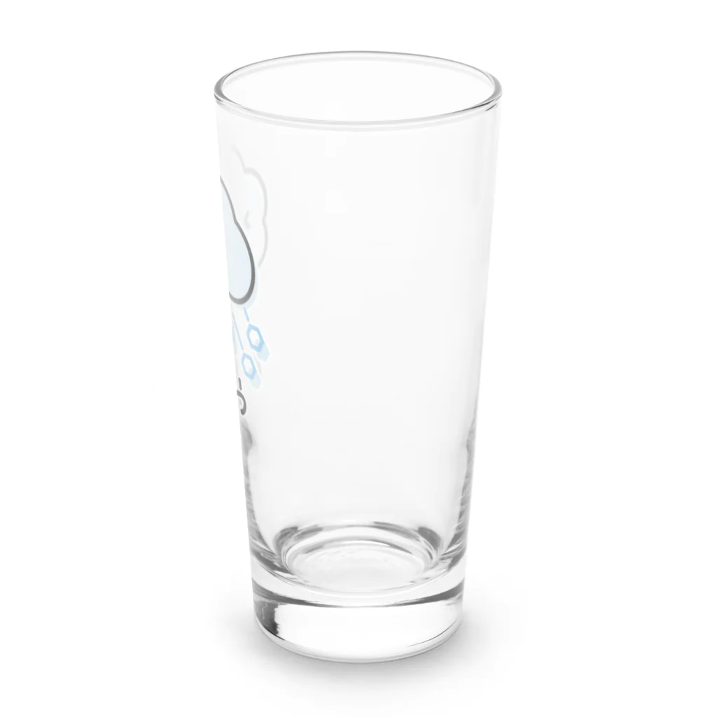 funny puppyのひょう Long Sized Water Glass :right