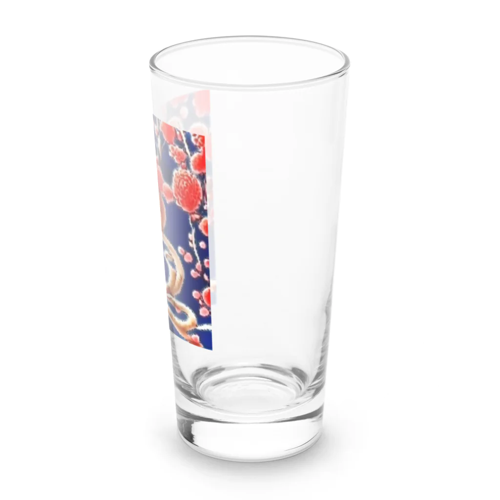 ソルブラインの和風猫｢凡｣ Long Sized Water Glass :right