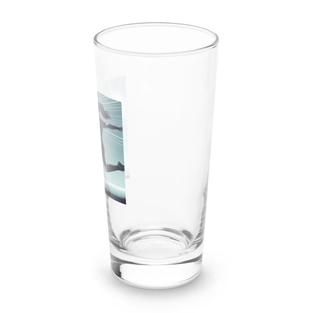 GUNSUNのサッカー少女 Long Sized Water Glass :right