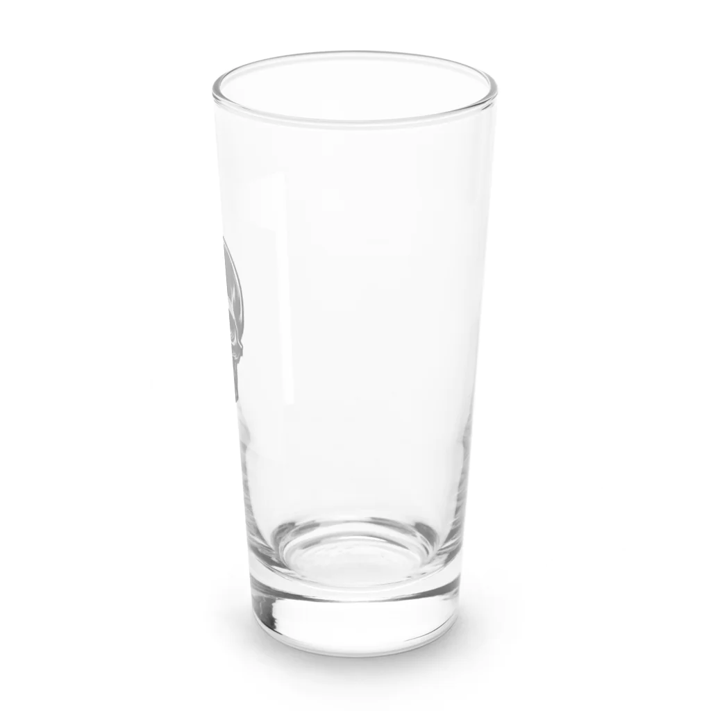 髑髏と骨のシンプルスカル Long Sized Water Glass :right