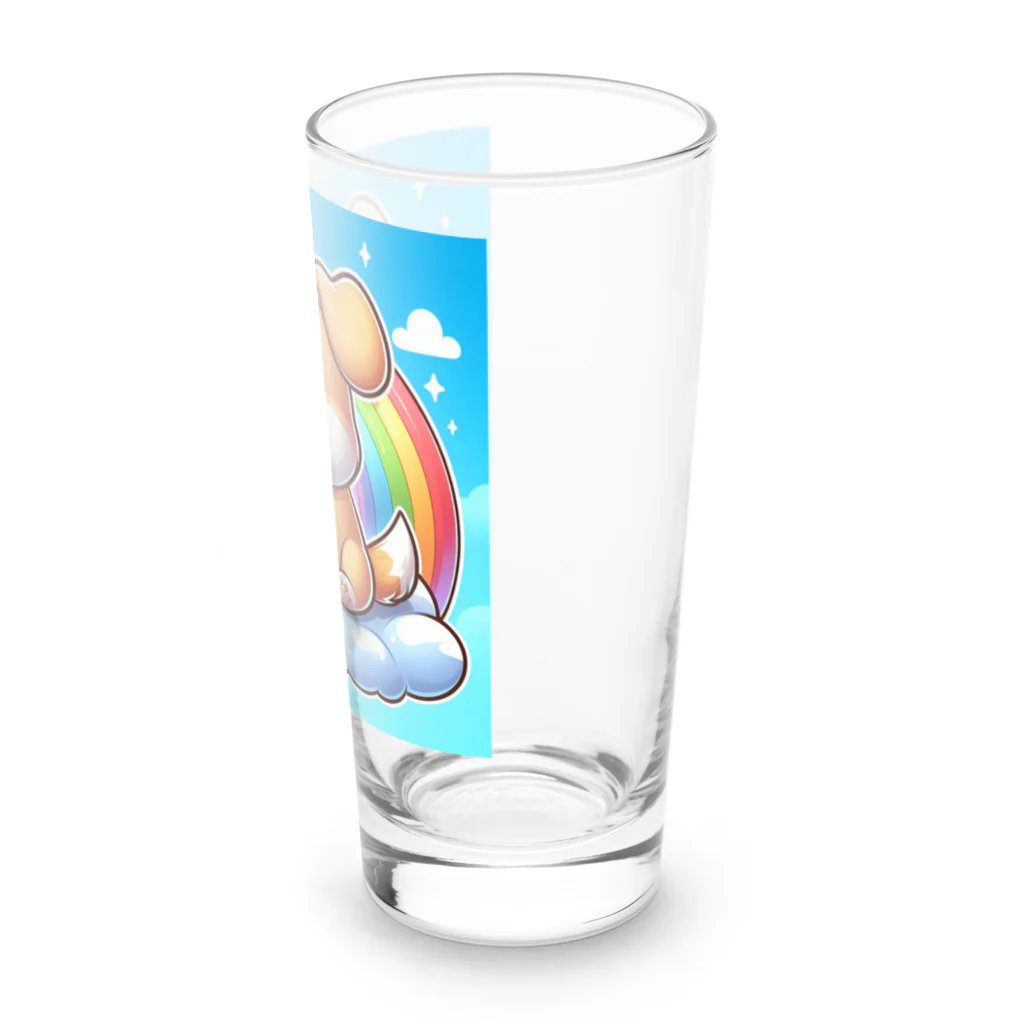 Minoyaの雲に乗った犬 Long Sized Water Glass :right