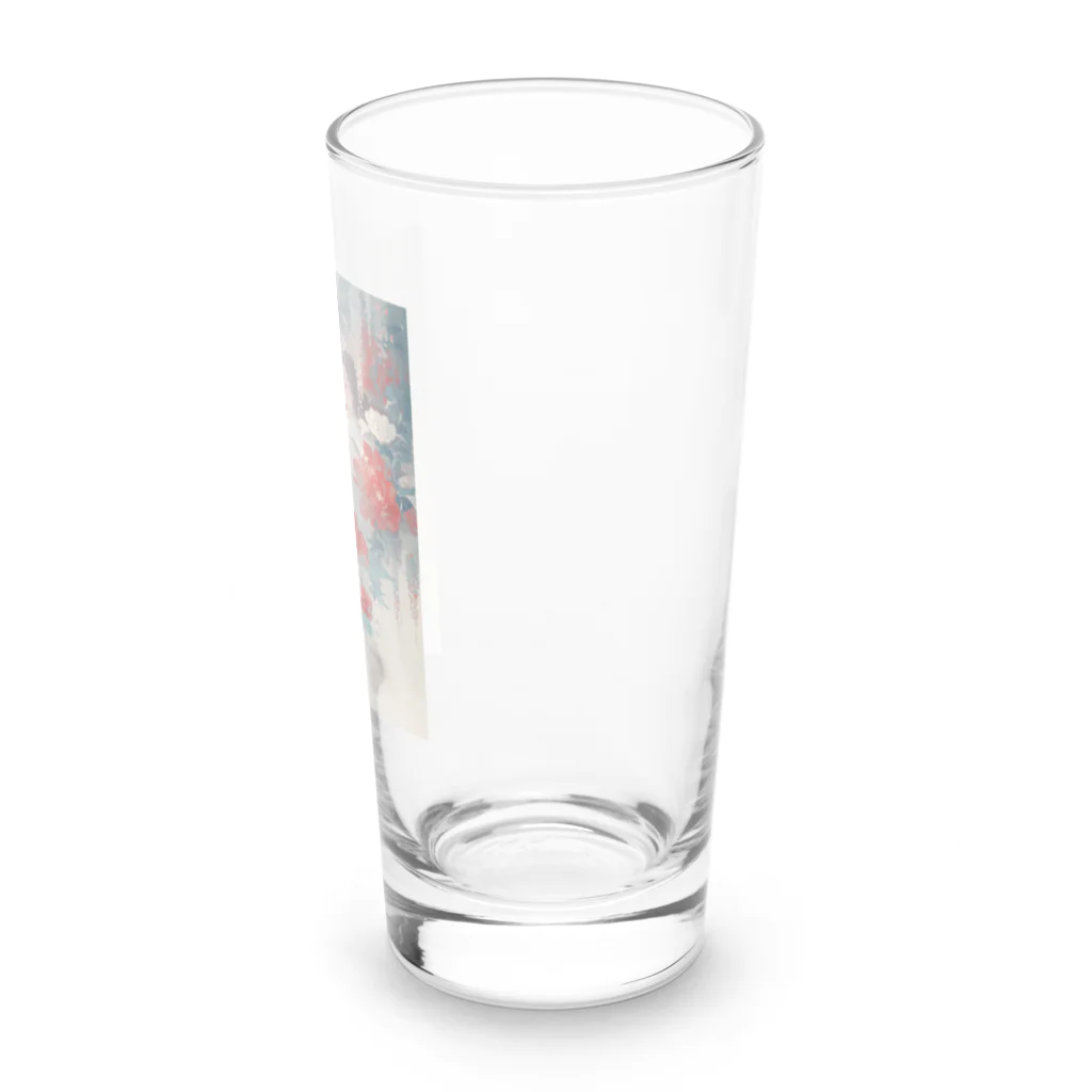 AQUAMETAVERSEの花の空間の中の美女　なでしこ1478 Long Sized Water Glass :right