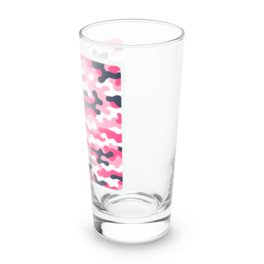 carl-carlのカモフラ　ピンク Long Sized Water Glass :right