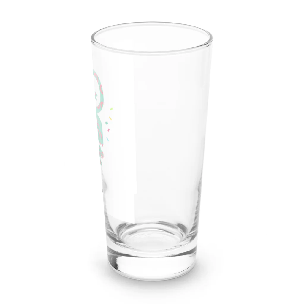 猫とガラスペンのシシヘビ【無添加】 Long Sized Water Glass :right