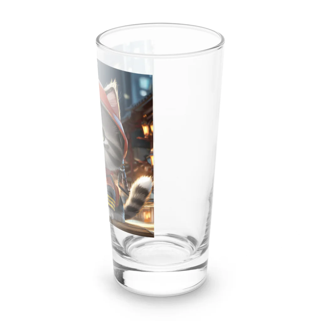 ねこねこねこんの猫が消防士 Long Sized Water Glass :right