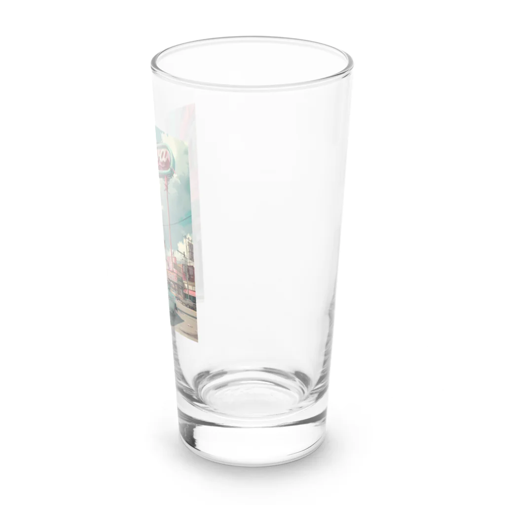 がーるずしょっぷのVintage American City Long Sized Water Glass :right