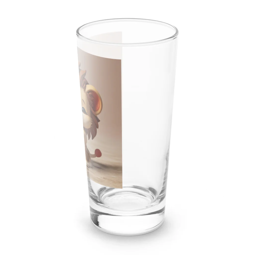 ganeshaの可愛いライオンとおもちゃを使った粘土のモデリング体験 Long Sized Water Glass :right