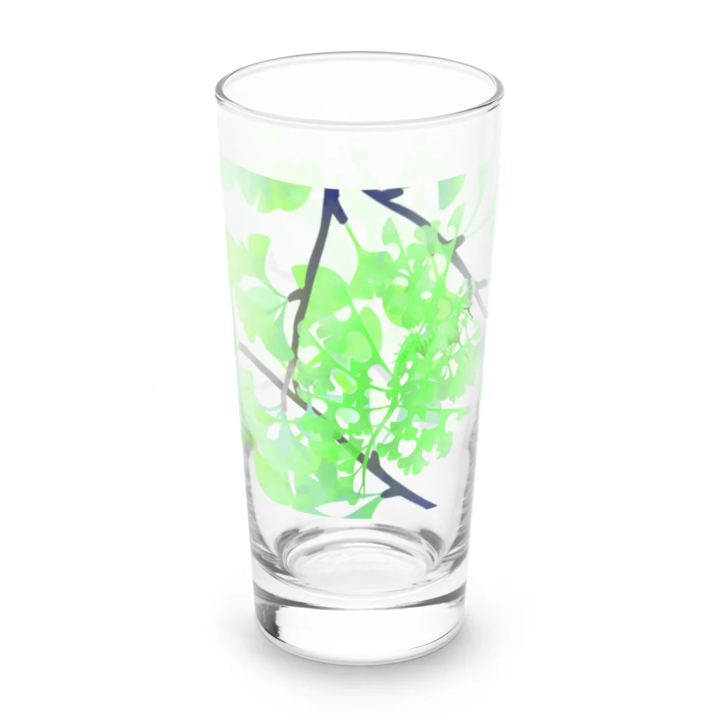 斗巳【キメラ鉛筆】のLSDイチョウ　グリーン Long Sized Water Glass :right