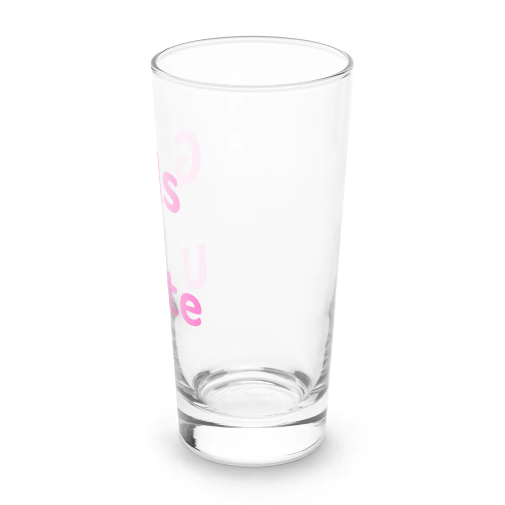 あい・まい・みぃのGirls Unite-女性たちが団結して力を合わせる言葉 Long Sized Water Glass :right