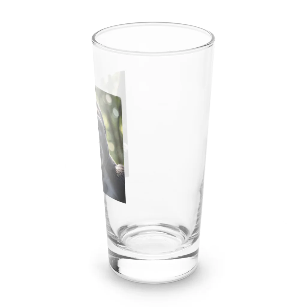 animalzの力強くどんと構えるゴリラ Long Sized Water Glass :right