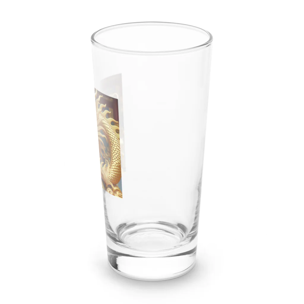 亀蘭タマムシの金龍招福図柄 Long Sized Water Glass :right