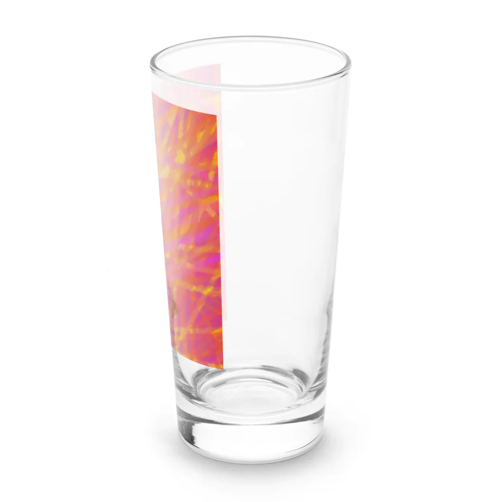 納豆ごはんの炎 Long Sized Water Glass :right