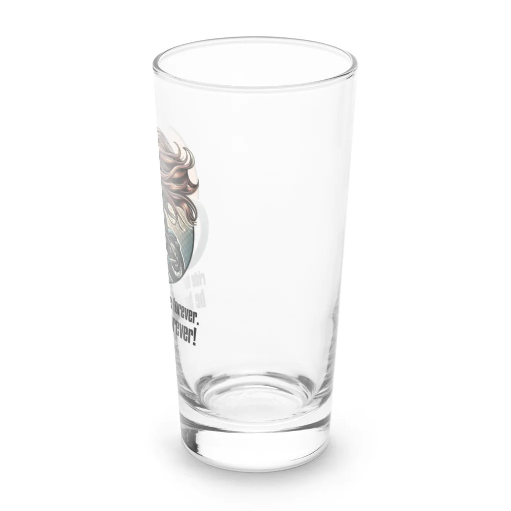 shime_savaのride forever. shine forever. be beautiful forever! Long Sized Water Glass :right