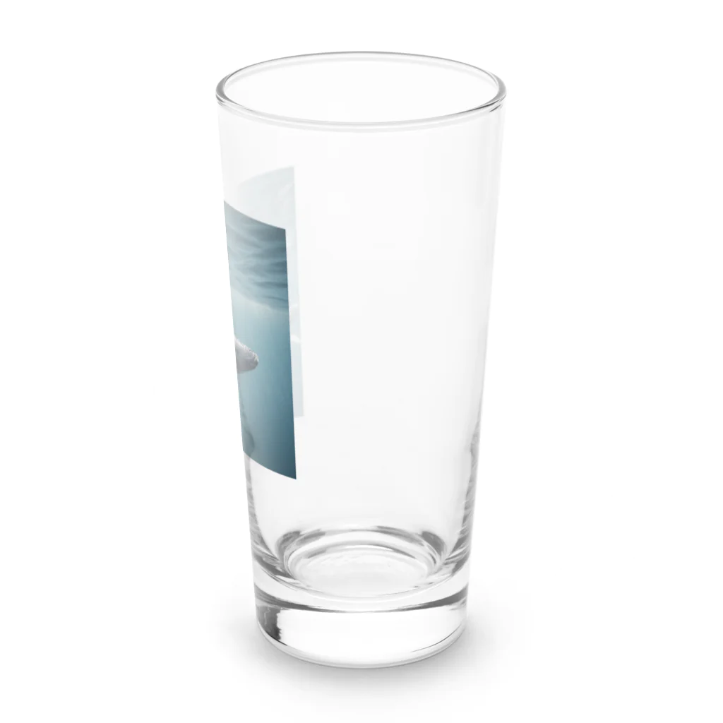 tozaki5573のクジラの親子 Long Sized Water Glass :right