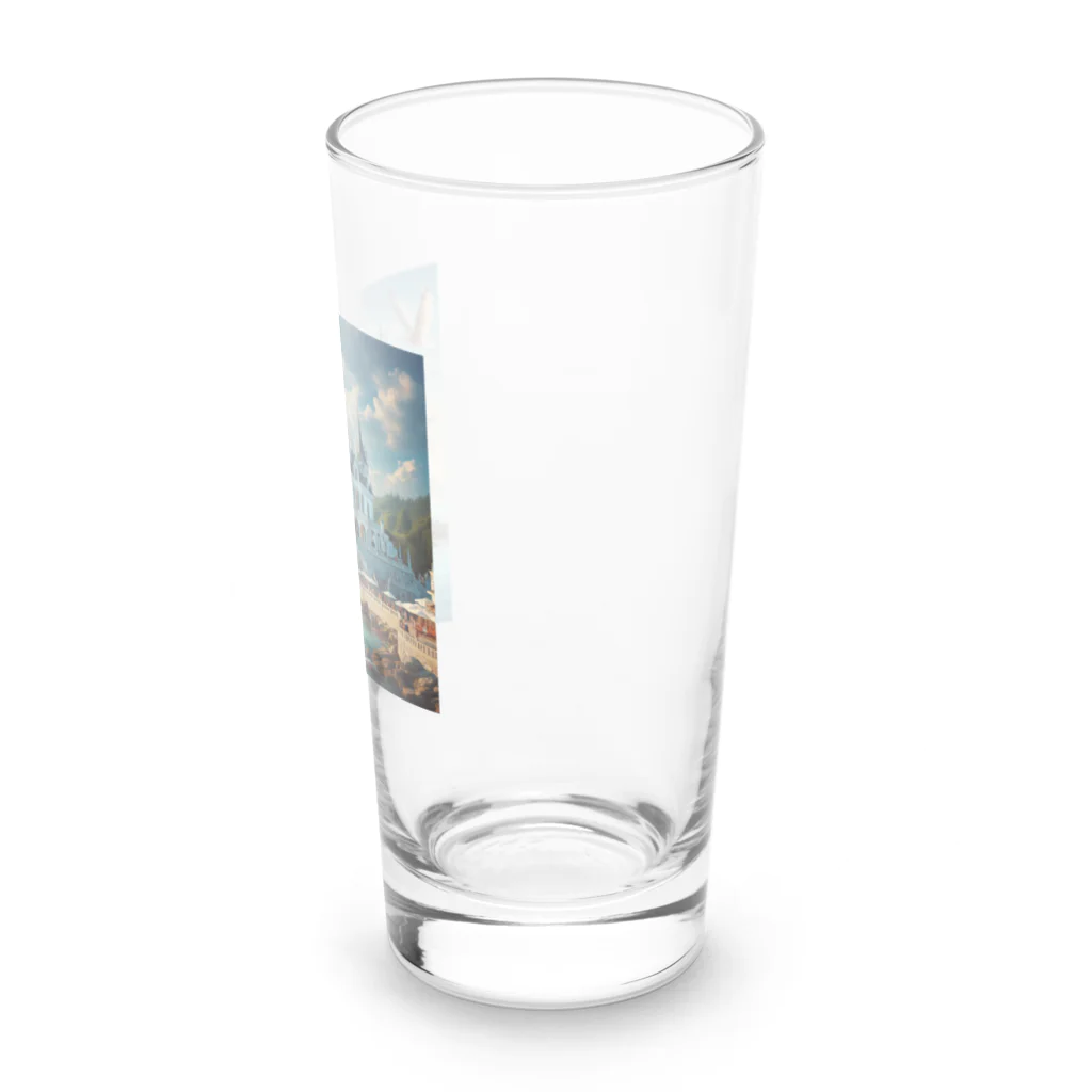 namidamakiの海辺の綺麗な城 Long Sized Water Glass :right