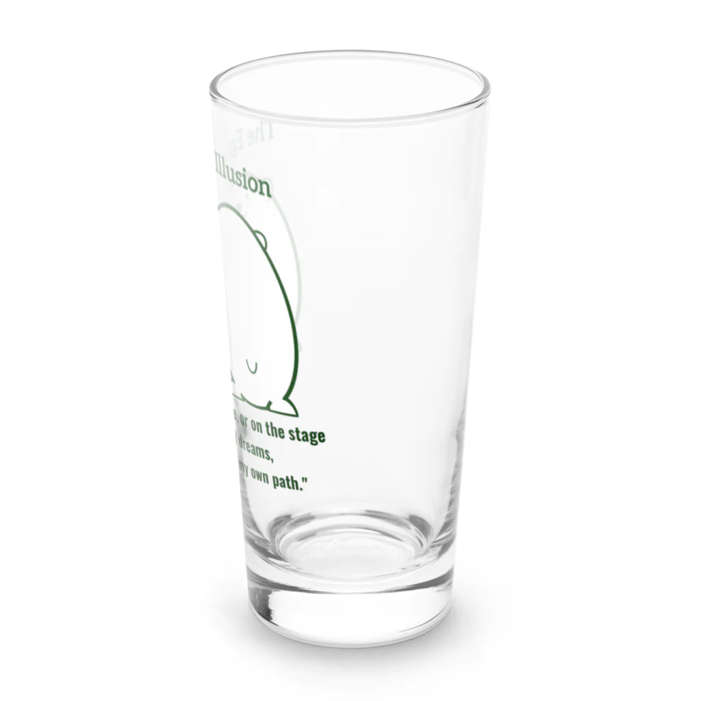 ほかほかしろくまのあったかざっかやのエッグベアイリュージョン Long Sized Water Glass :right