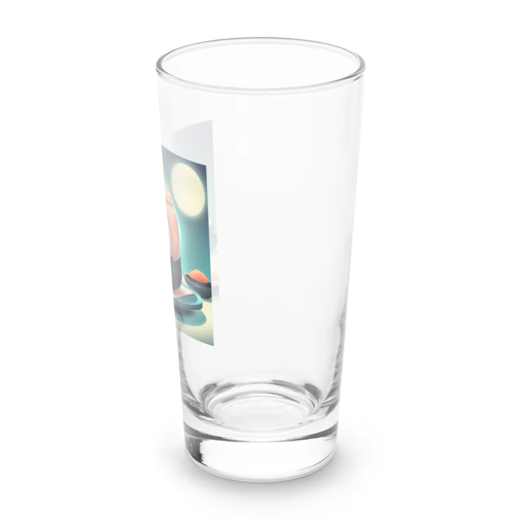 kumak0のお寿司の赤ちゃん Long Sized Water Glass :right