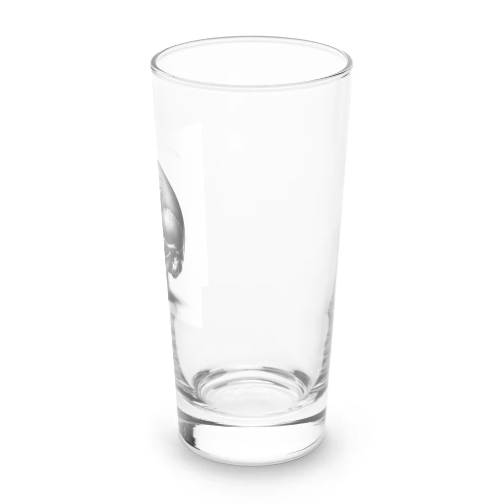 髑髏と骨のリアルスカル Long Sized Water Glass :right