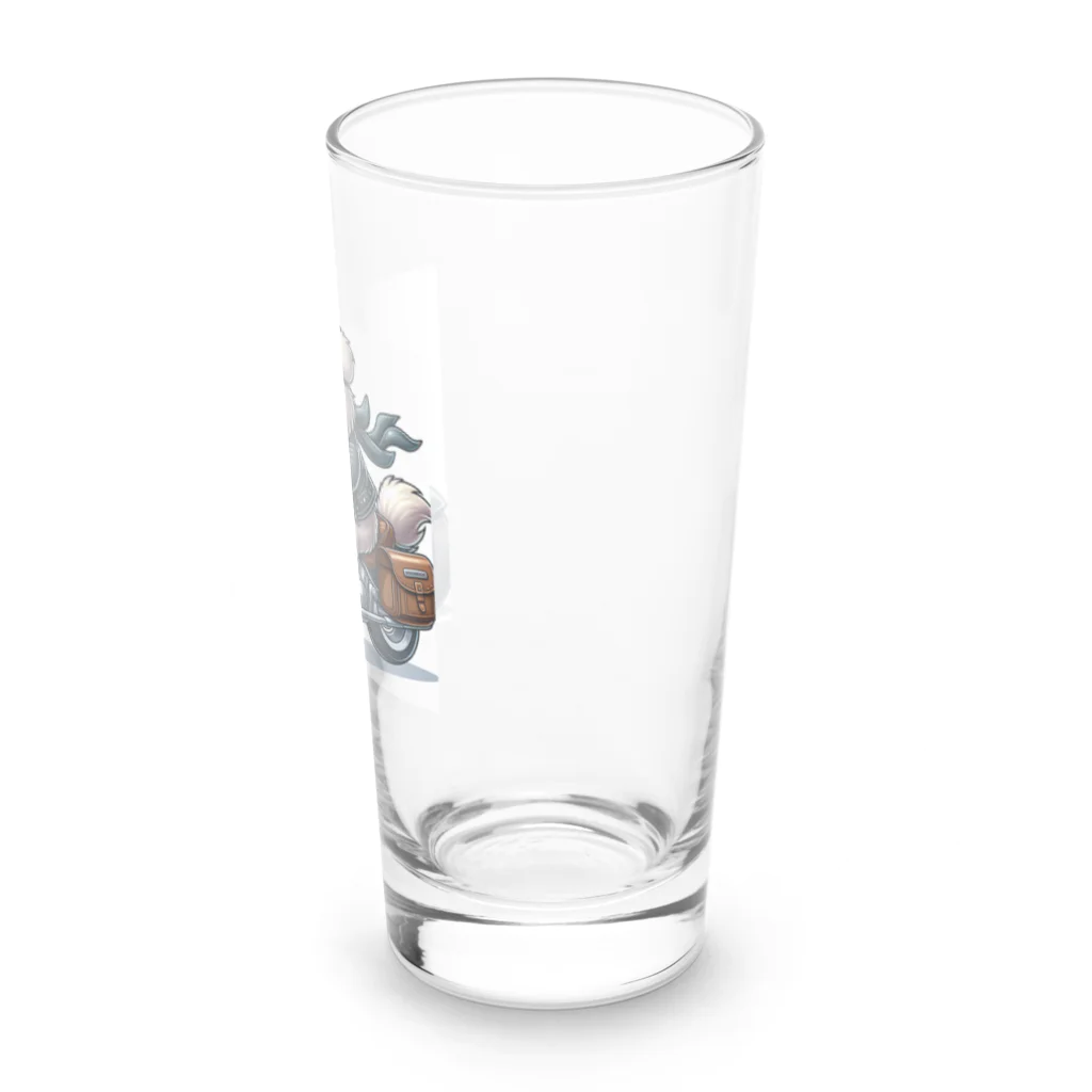 namidamakiのちょい悪オヤジ犬 Long Sized Water Glass :right