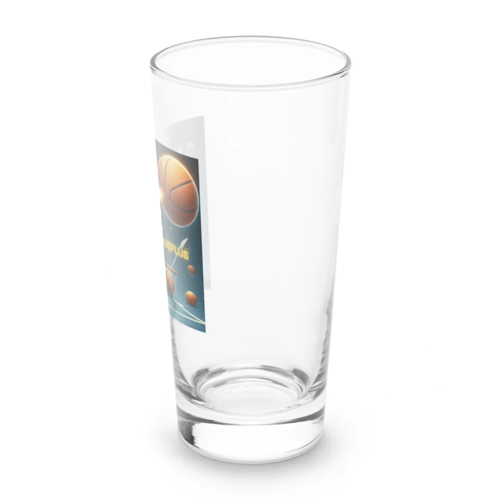 jolieplusのかっこいいバスケネコ😺 Long Sized Water Glass :right