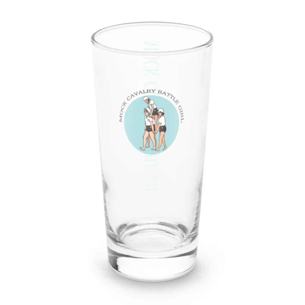 Y-C-PRINT-S-SHOPの騎馬戦・ガール・ロンググラス Long Sized Water Glass :right