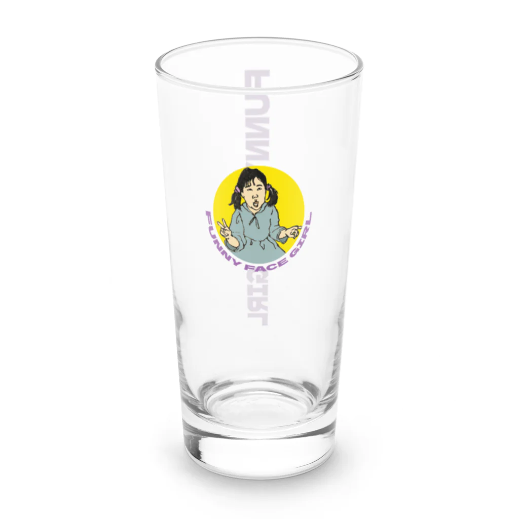 Y-C-PRINT-S-SHOPのちょけ・ガール・ロンググラス Long Sized Water Glass :right