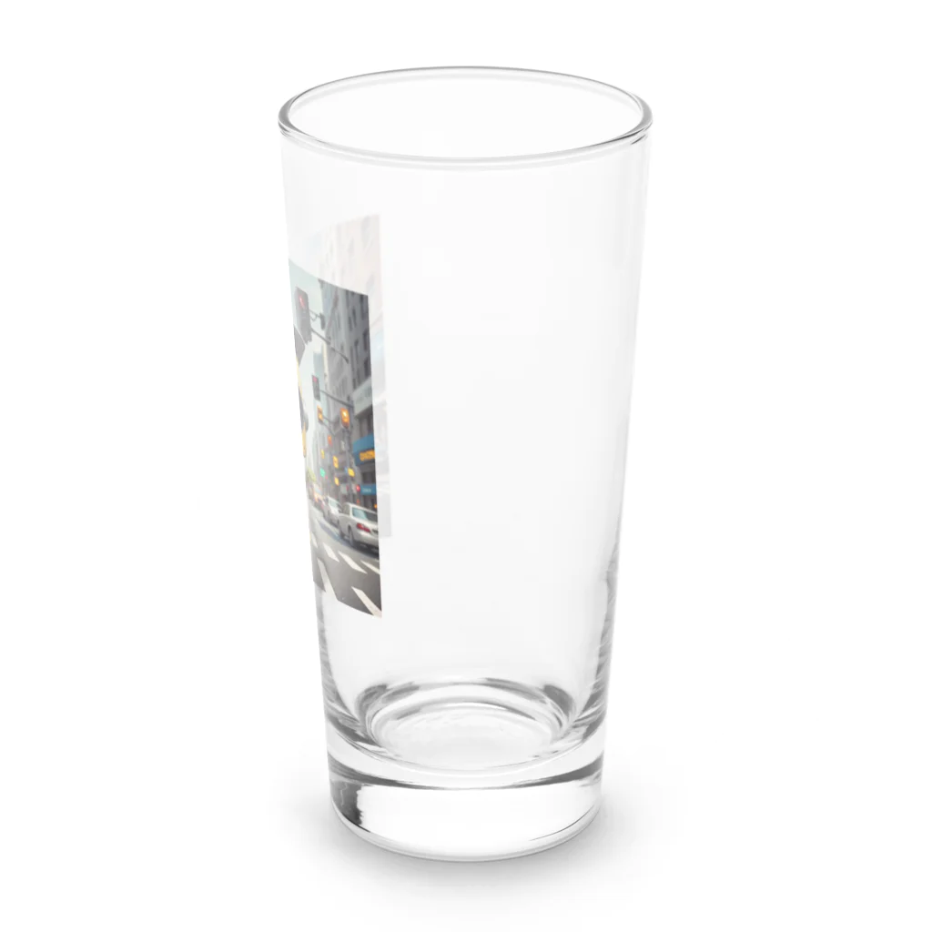 AI妖怪大図鑑の移動式オービス妖怪　化写（かしゃ）小僧 Long Sized Water Glass :right