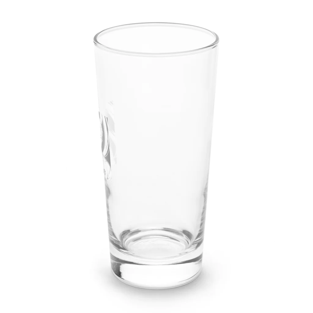 sports_thanksのイケメンサッカーイラスト Long Sized Water Glass :right