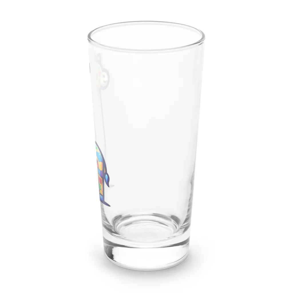 macky8764のキリンさん Long Sized Water Glass :right