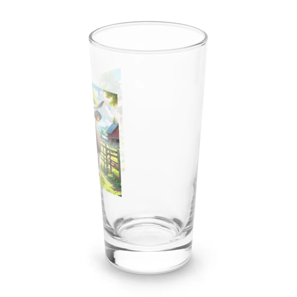 shicatupのお牛様 Long Sized Water Glass :right