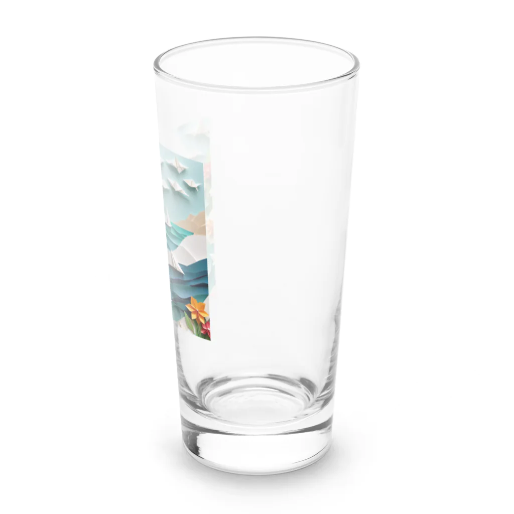 yukki1975の折り紙のイラスト_044 Long Sized Water Glass :right