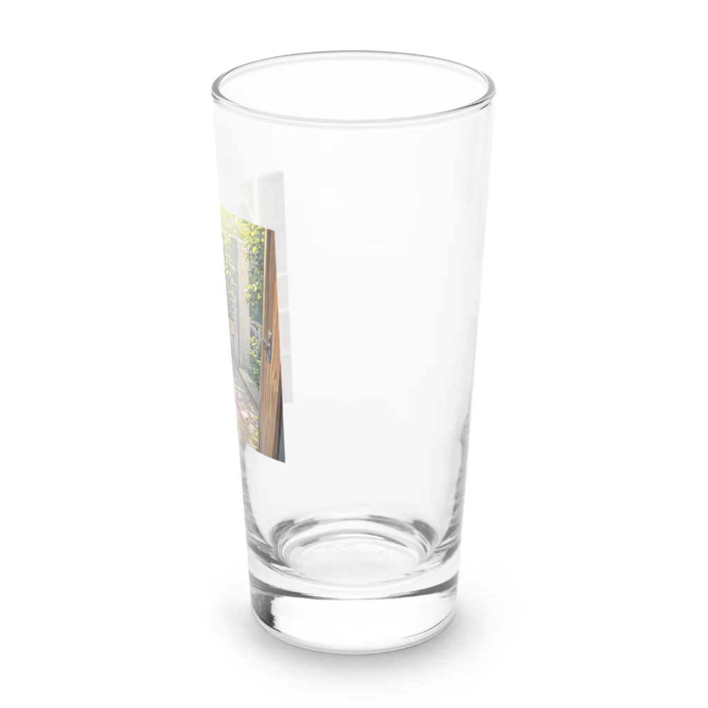 可愛嘘(かわうそ)くんの領域の田舎のJK Long Sized Water Glass :right