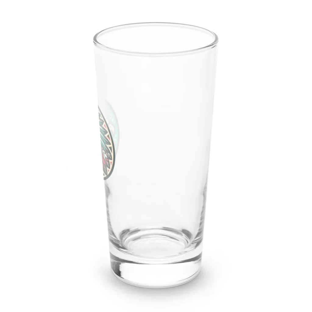 lblのNative American eagle Long Sized Water Glass :right