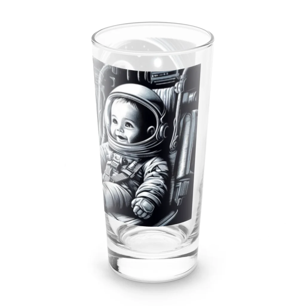 Chika Lewisの宇宙船に乗った赤ちゃん4 Long Sized Water Glass :right