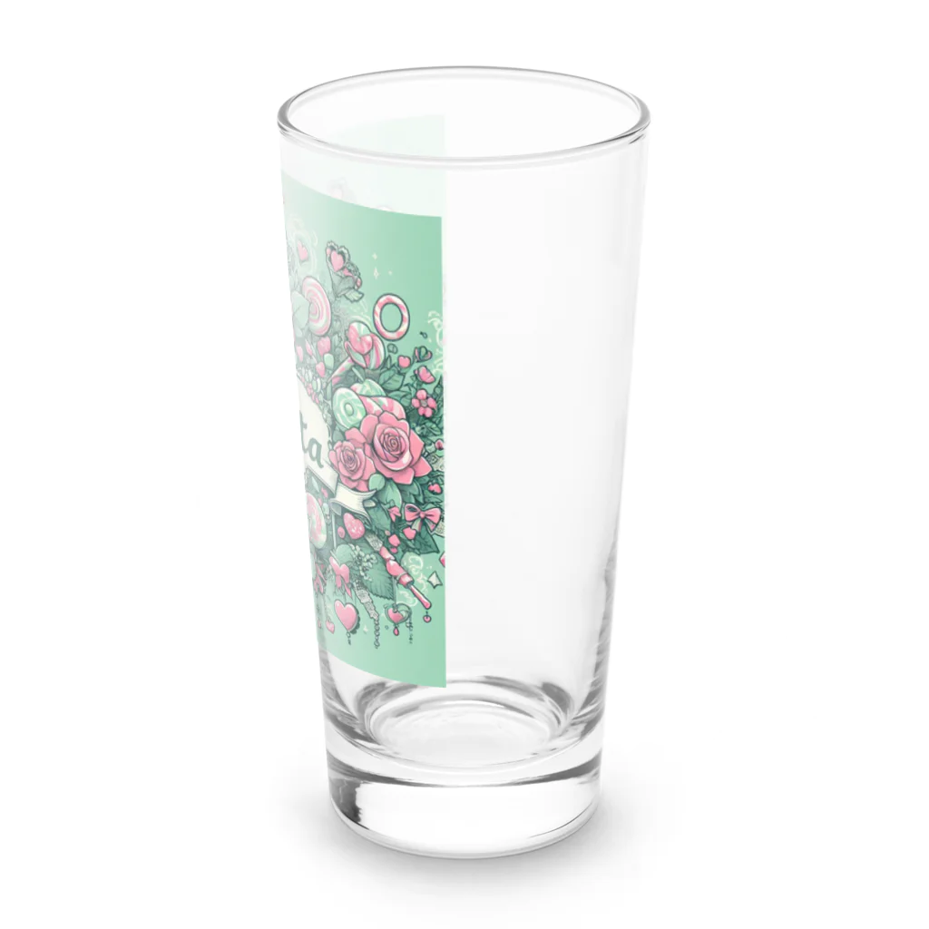 まんまるちゃんのSweet Lolita 🍭 ミントグリーン Long Sized Water Glass :right