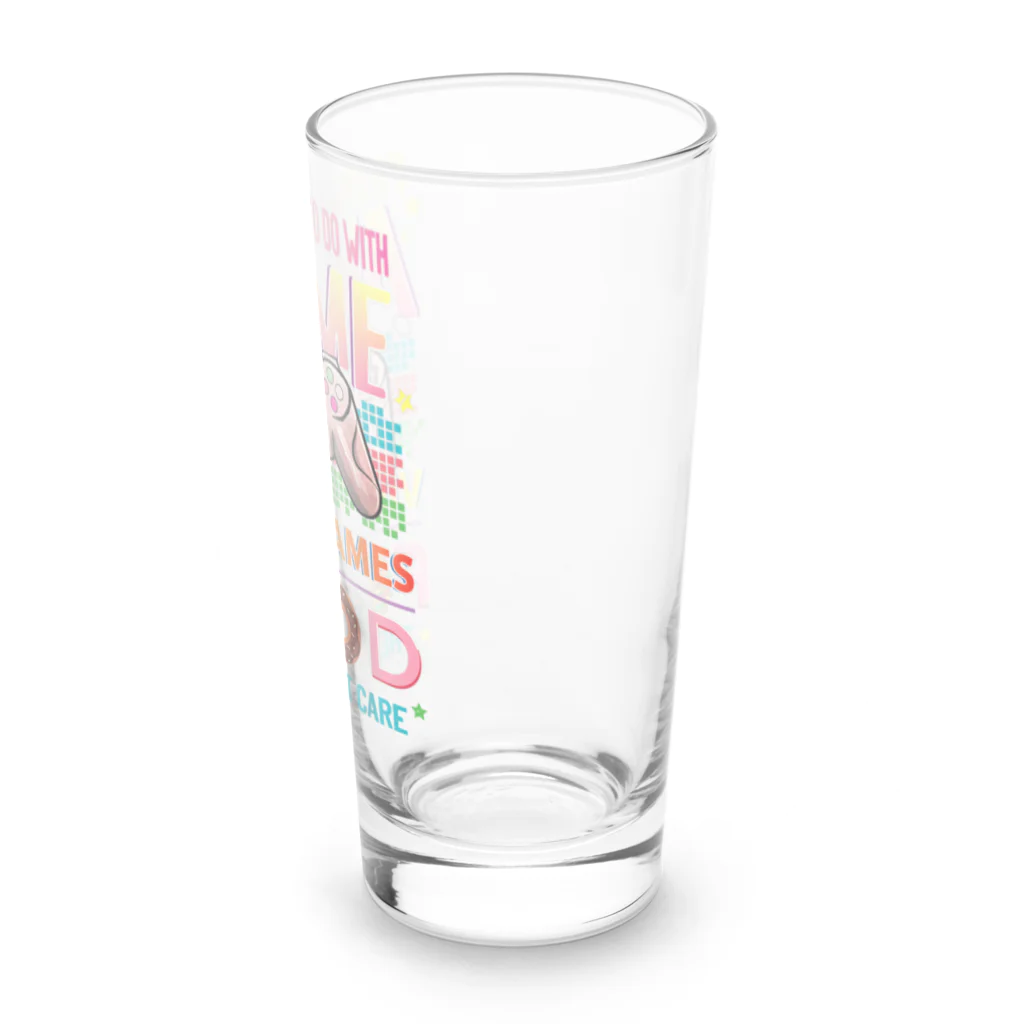 World_Teesのアニメ ビデオゲーム フード - アニメ愛好家へのギフトアイデア 女の子 男の子 Long Sized Water Glass :right