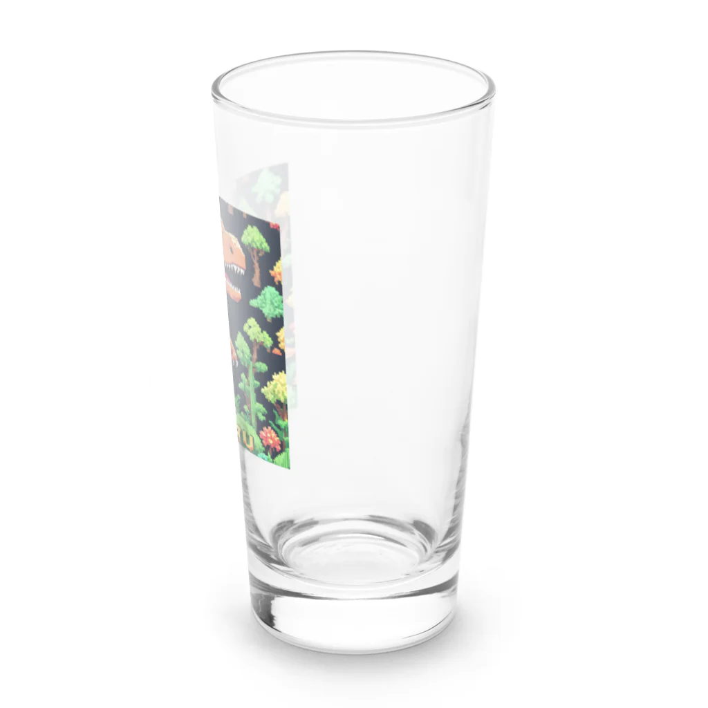 OTIRUBUTUBUTUのオロチ恐竜 Long Sized Water Glass :right