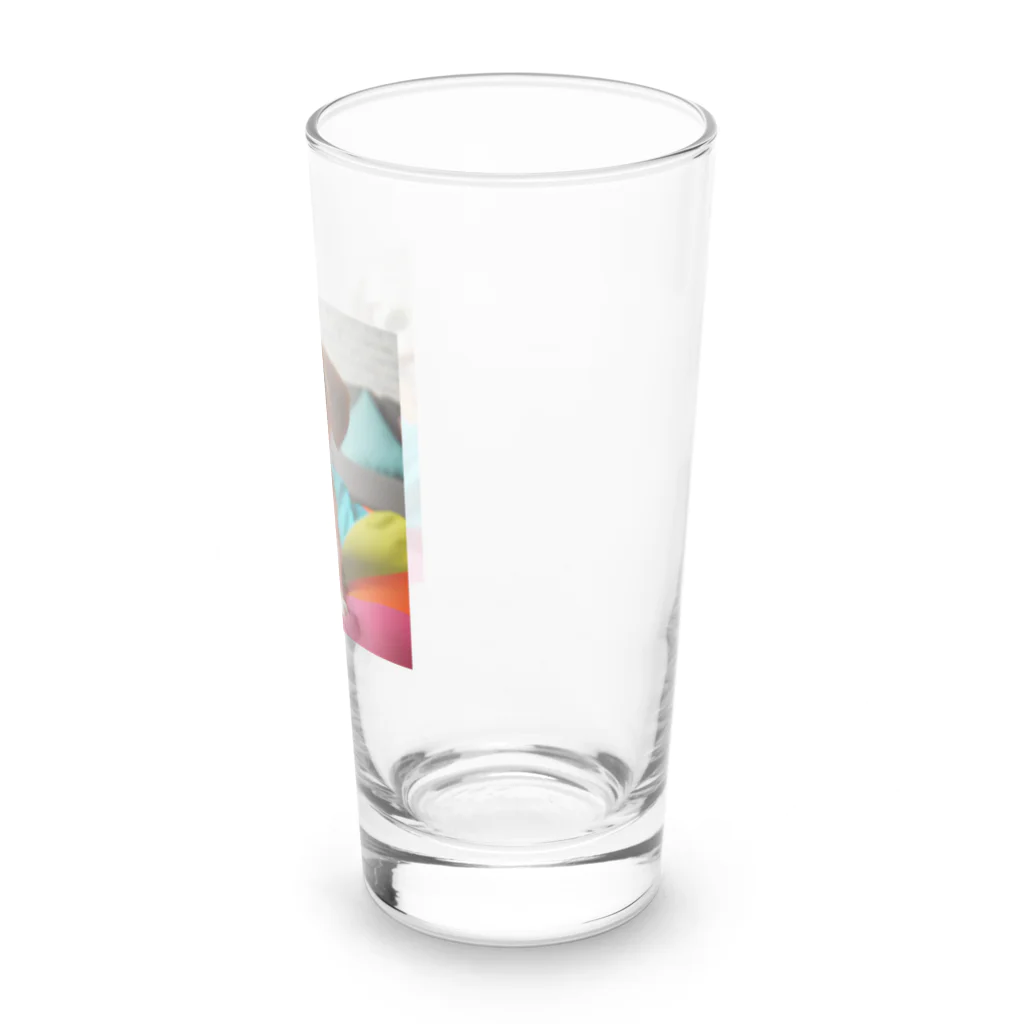 KAKOのわんちゃん Long Sized Water Glass :right