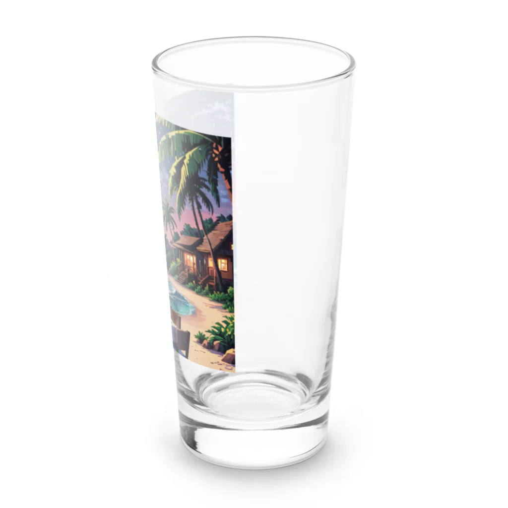 Paradise ExploreのMoonlit Palm Haven Long Sized Water Glass :right