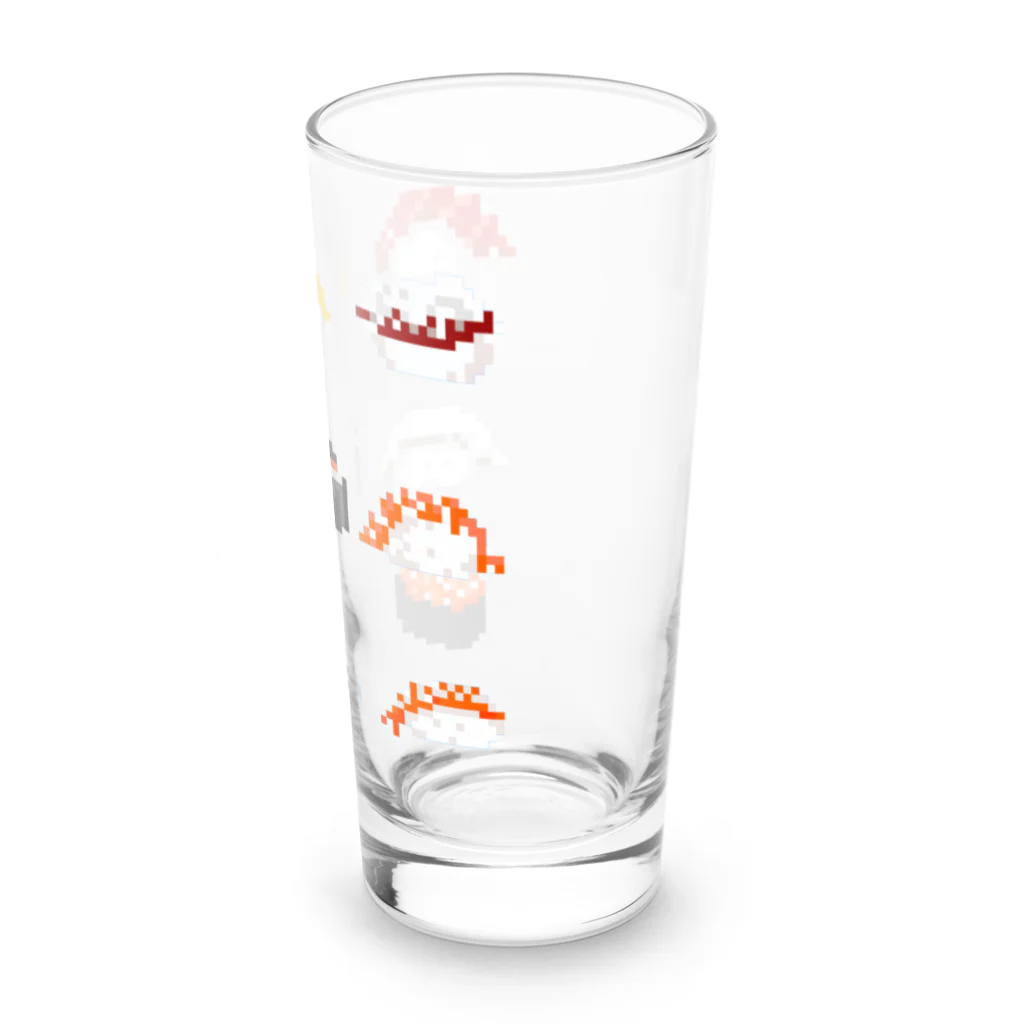 スズキマゴイチのドット絵お寿司 Long Sized Water Glass :right