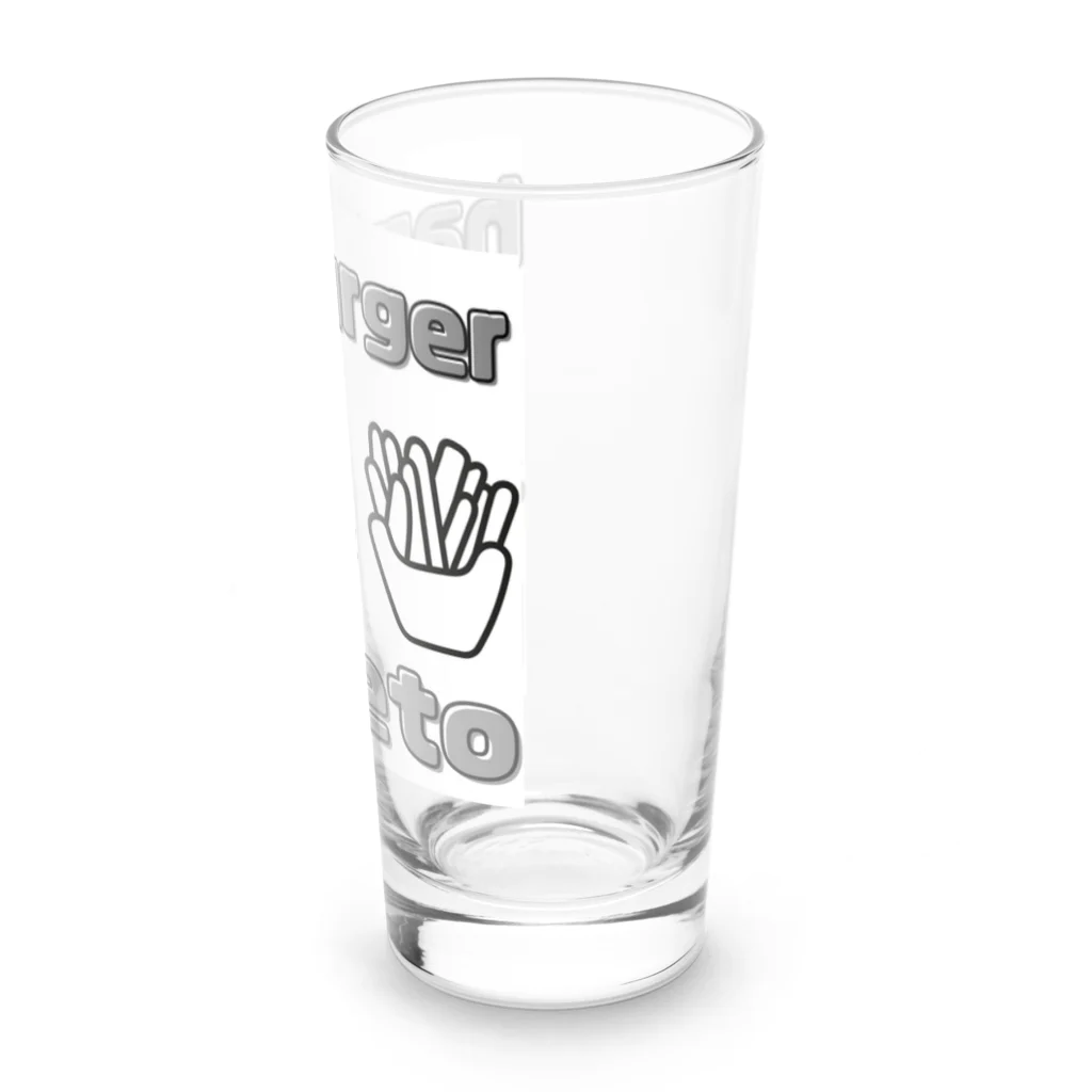 Moco_coのハンバーガーとポテト Long Sized Water Glass :right