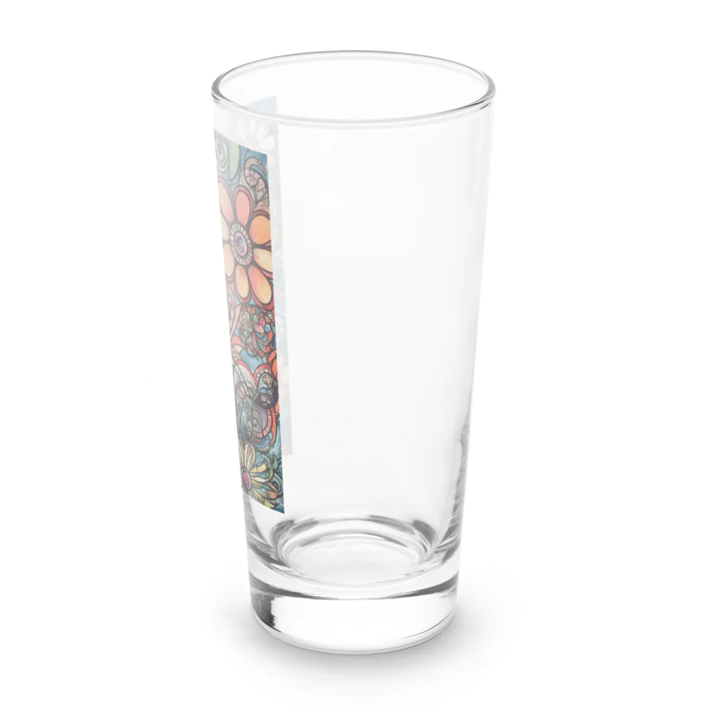 癒し屋（iyashiya）のFlowers１ Long Sized Water Glass :right