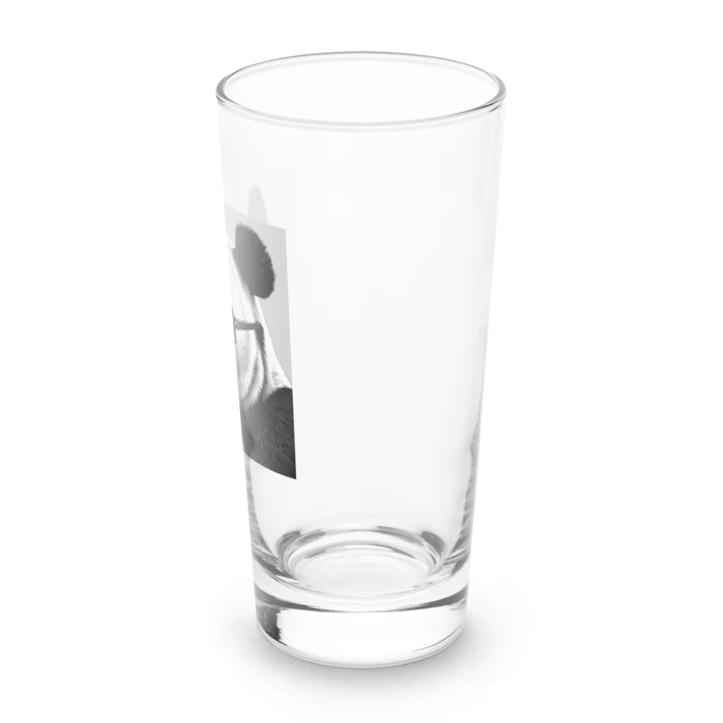 よもぎだいふくのかっこいいパンダグッズ Long Sized Water Glass :right