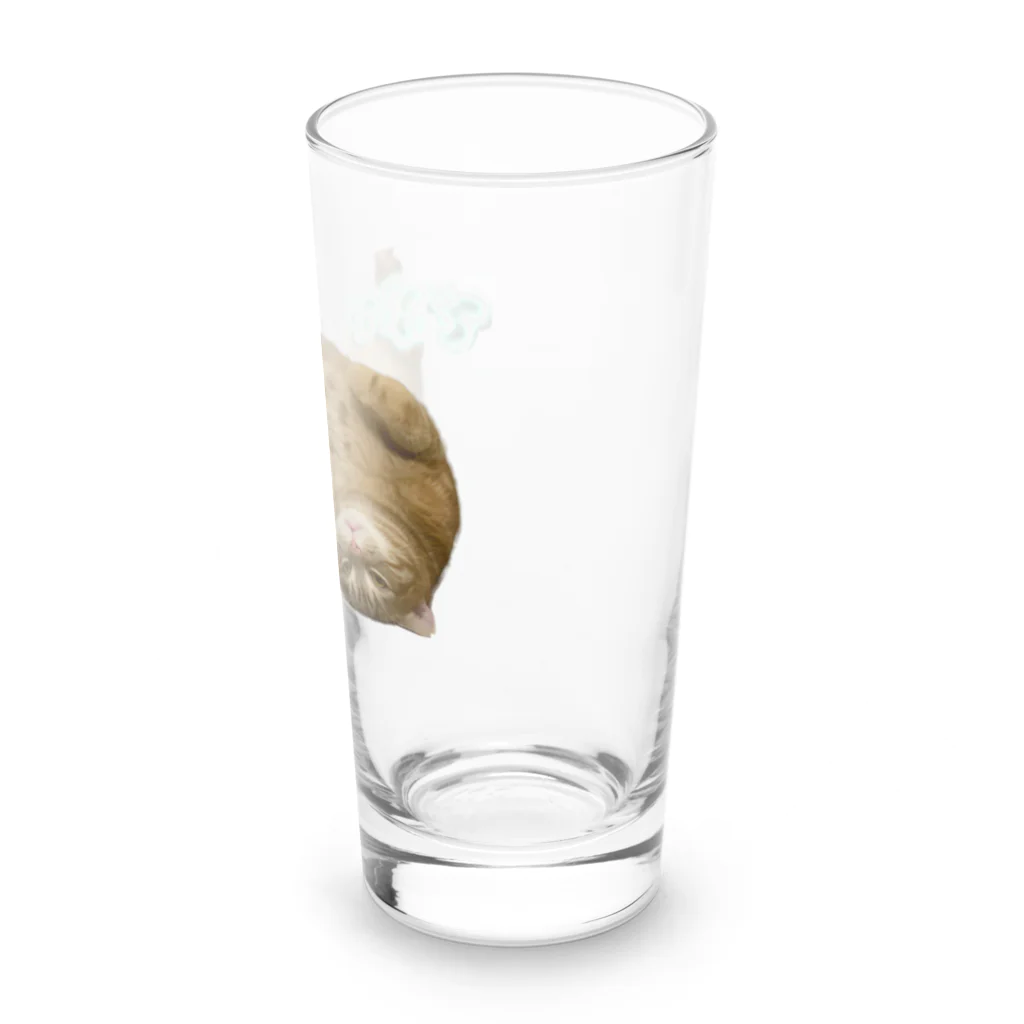 猫アルバム 〜猫好きさん集まれ！猫グッズも紹介〜のごろ～んちょびくん Long Sized Water Glass :right