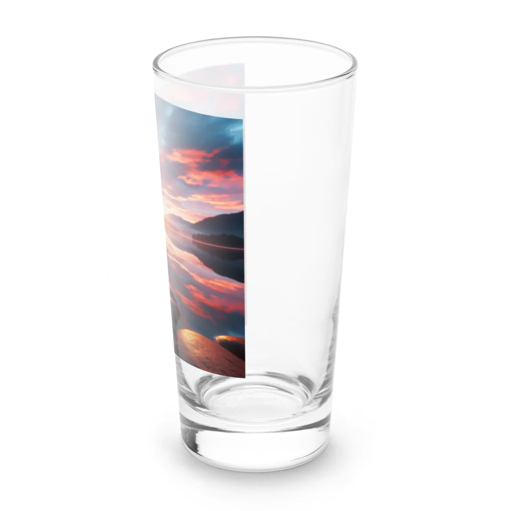 yos-1292583のねこニコばん Long Sized Water Glass :right